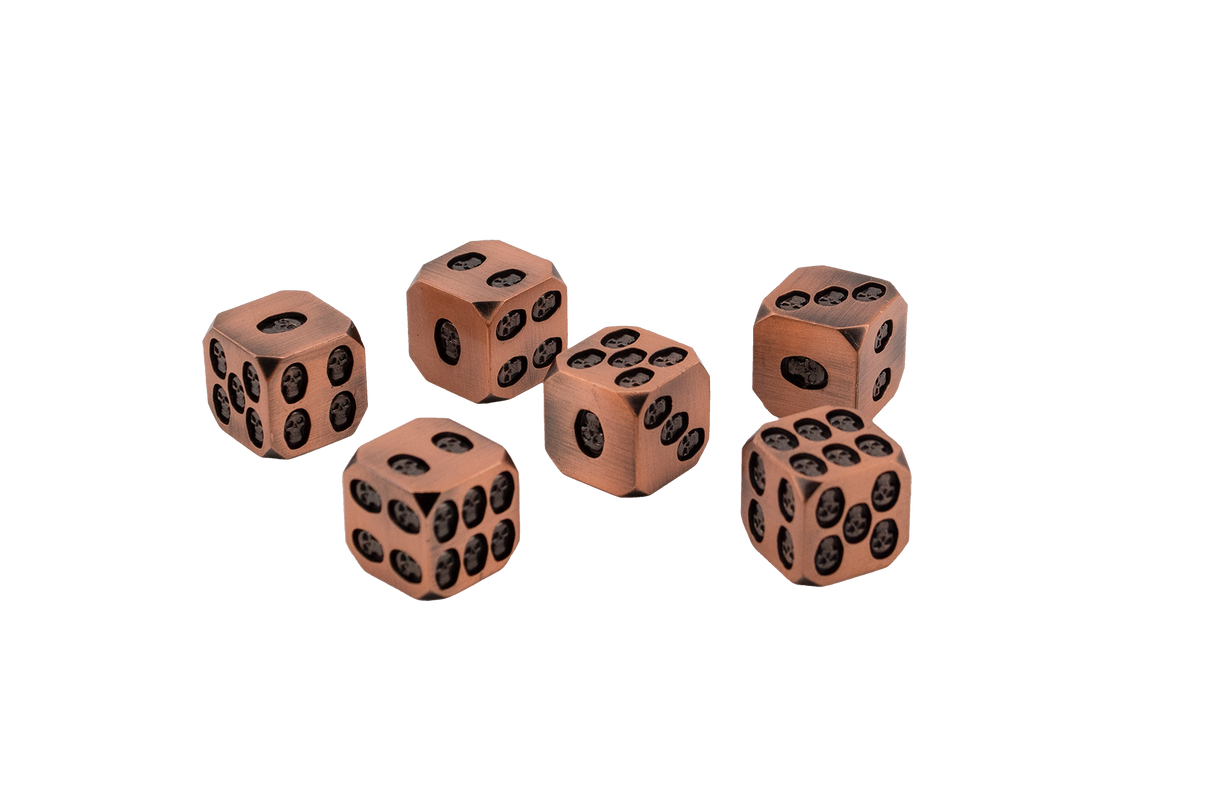 Skull Engraved D6 Dice Set