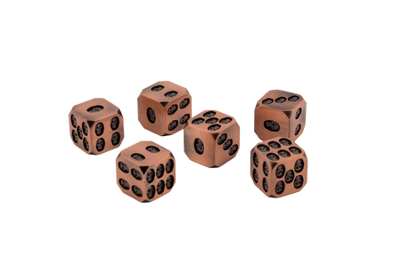 Skull Engraved D6 Dice Set