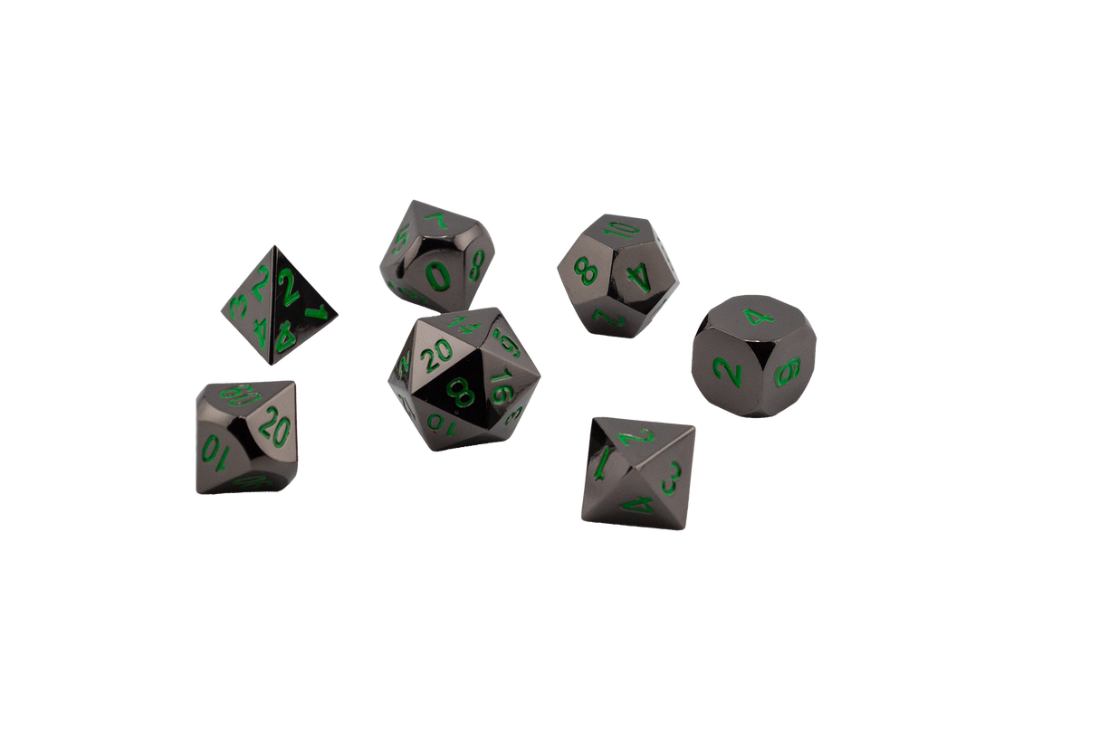 Gun Metal Dice Set