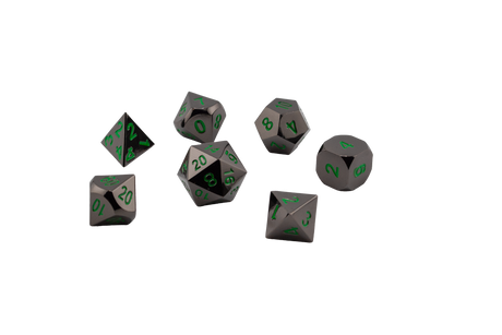 Gun Metal Dice Set