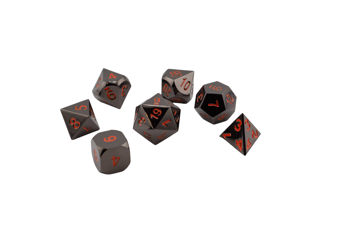 Gun Metal Dice Set