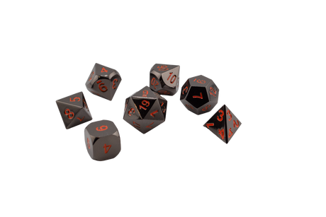 Gun Metal Dice Set