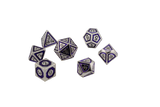 Techno Silver Dice Set