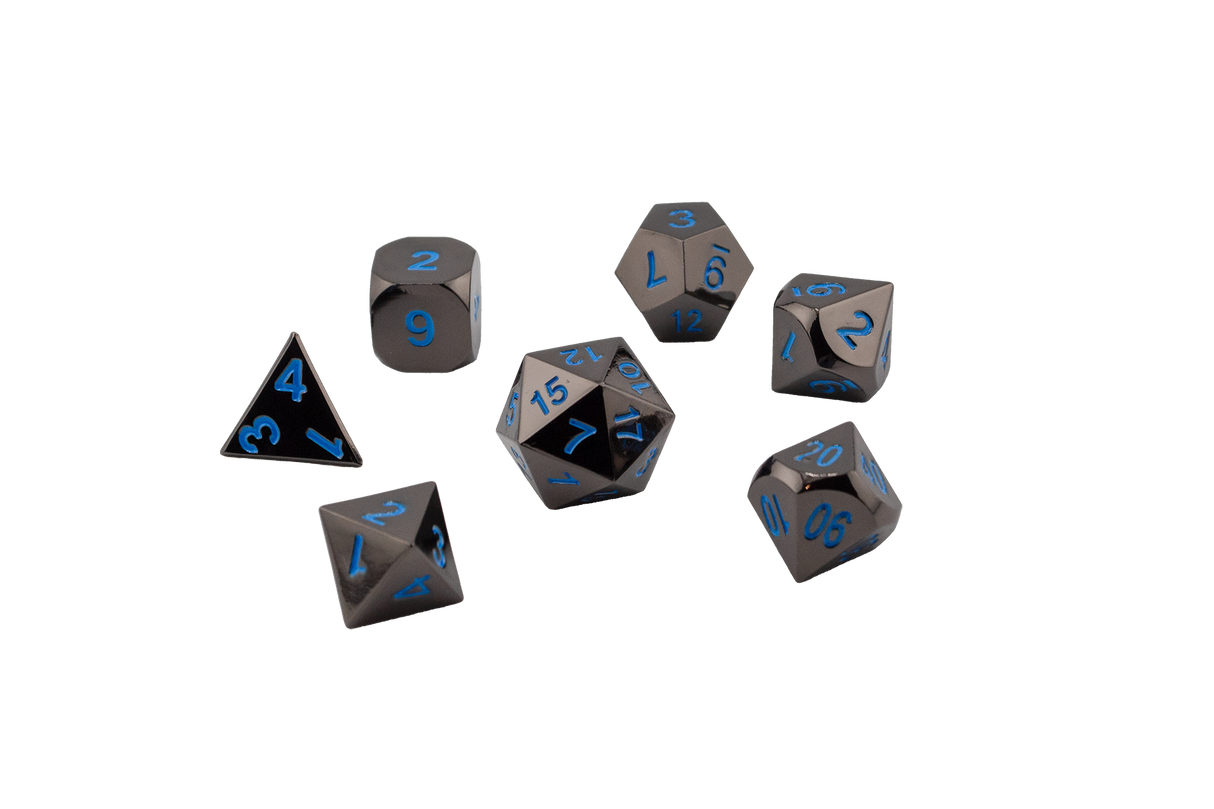 Gun Metal Dice Set